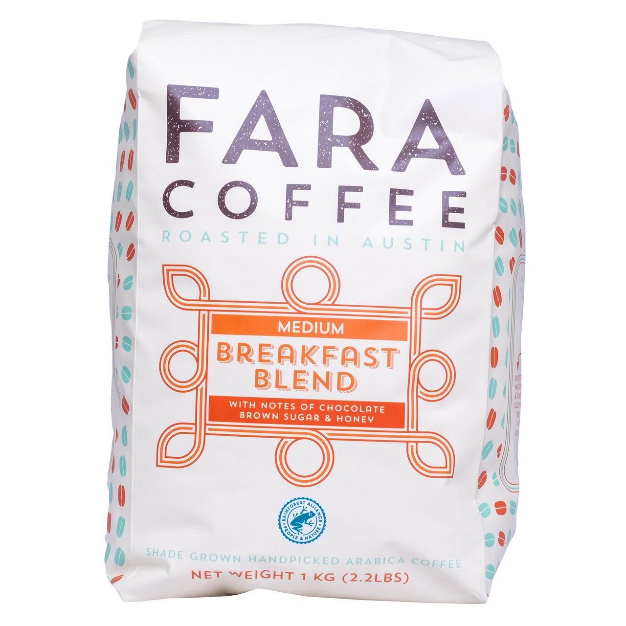 Fara Coffee Breakfast Blend Whole Bean 2.2 lb - Image 1