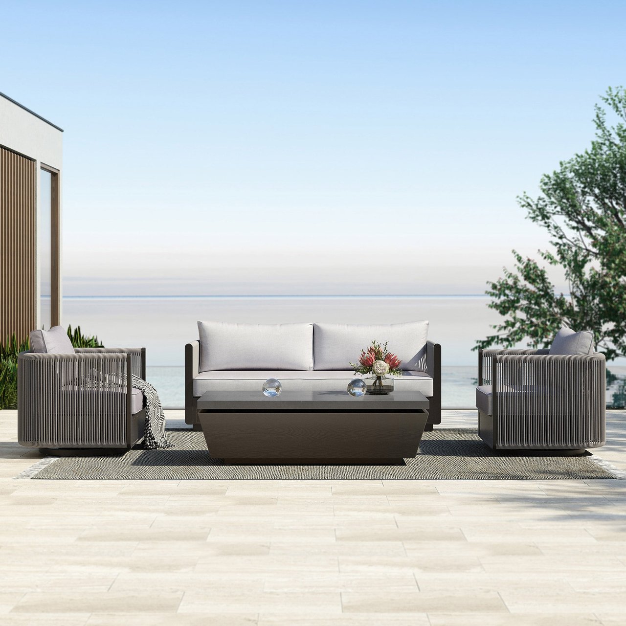 Grand Leisure Vega 4-Piece Deep Seating Set - Image 1