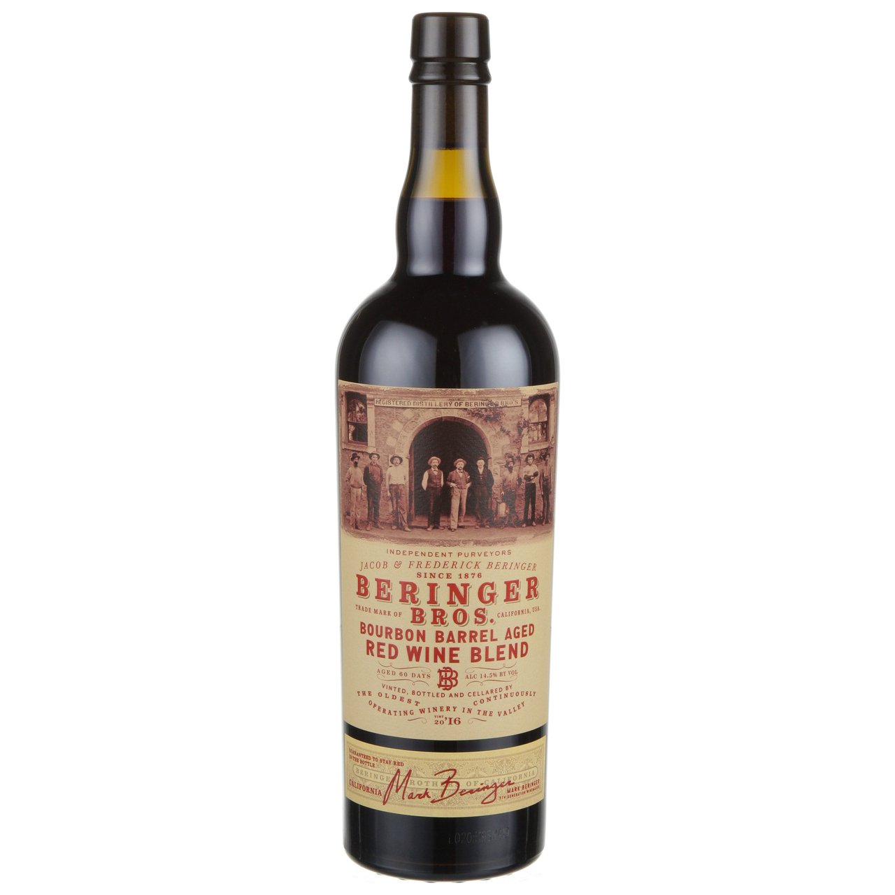 Beringer Bros Bourbon Barrel Aged Red Blend California 750ML - Image 1