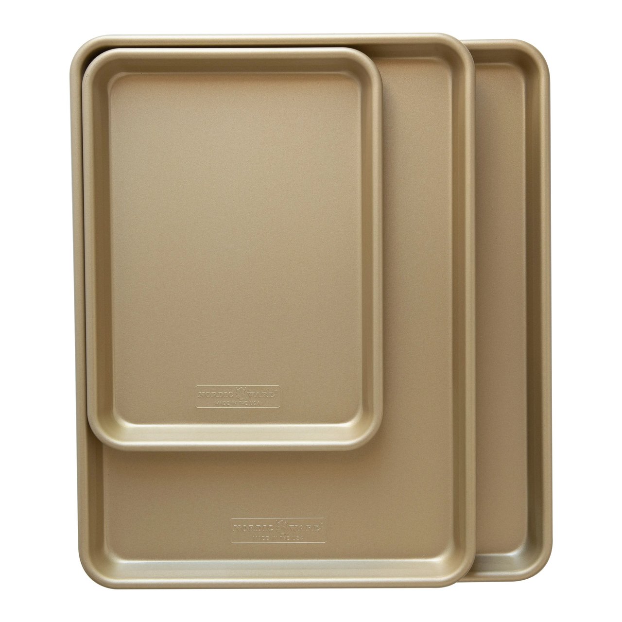 Nordic Ware Gold Bake Set, 3-Piece - Image 1