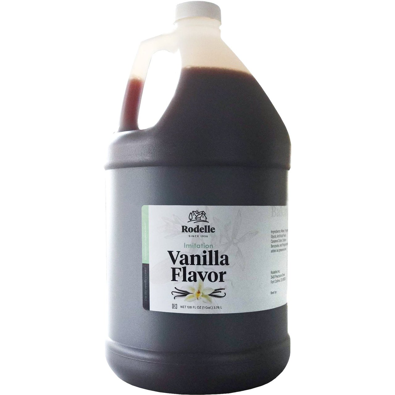 Rodelle Imitation Vanilla Flavor, 128 fl oz (1 Gallon) - Image 1