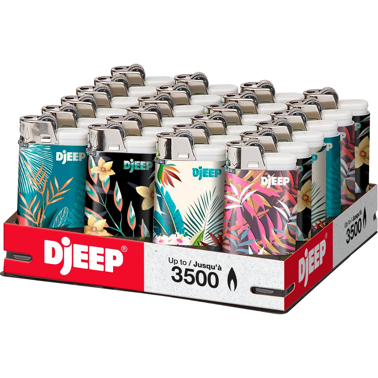 BIC Djeep Vibrant Lighters, 24-Count - Image 1