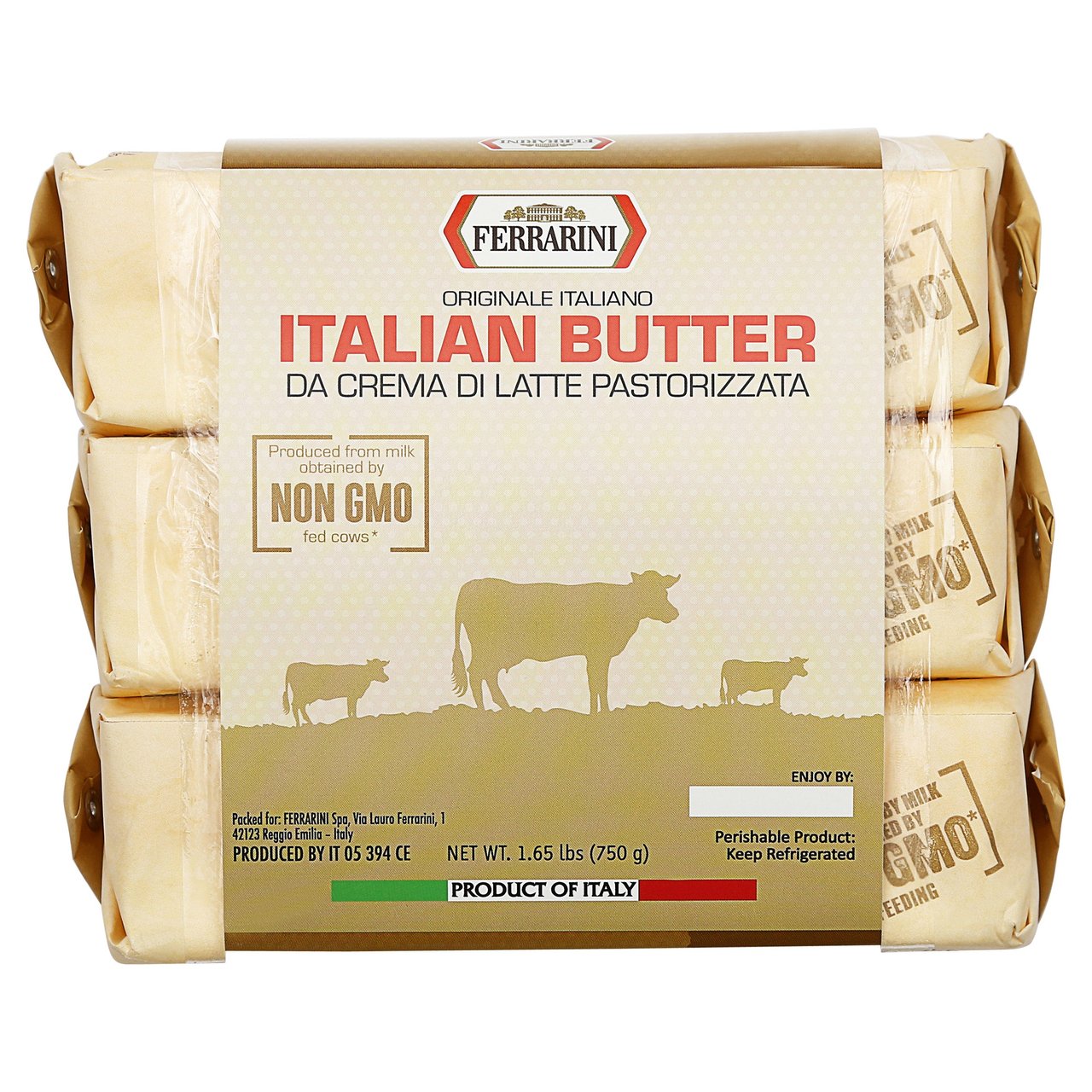 Ferrarini Italian Butter, 3 x 8.8 oz