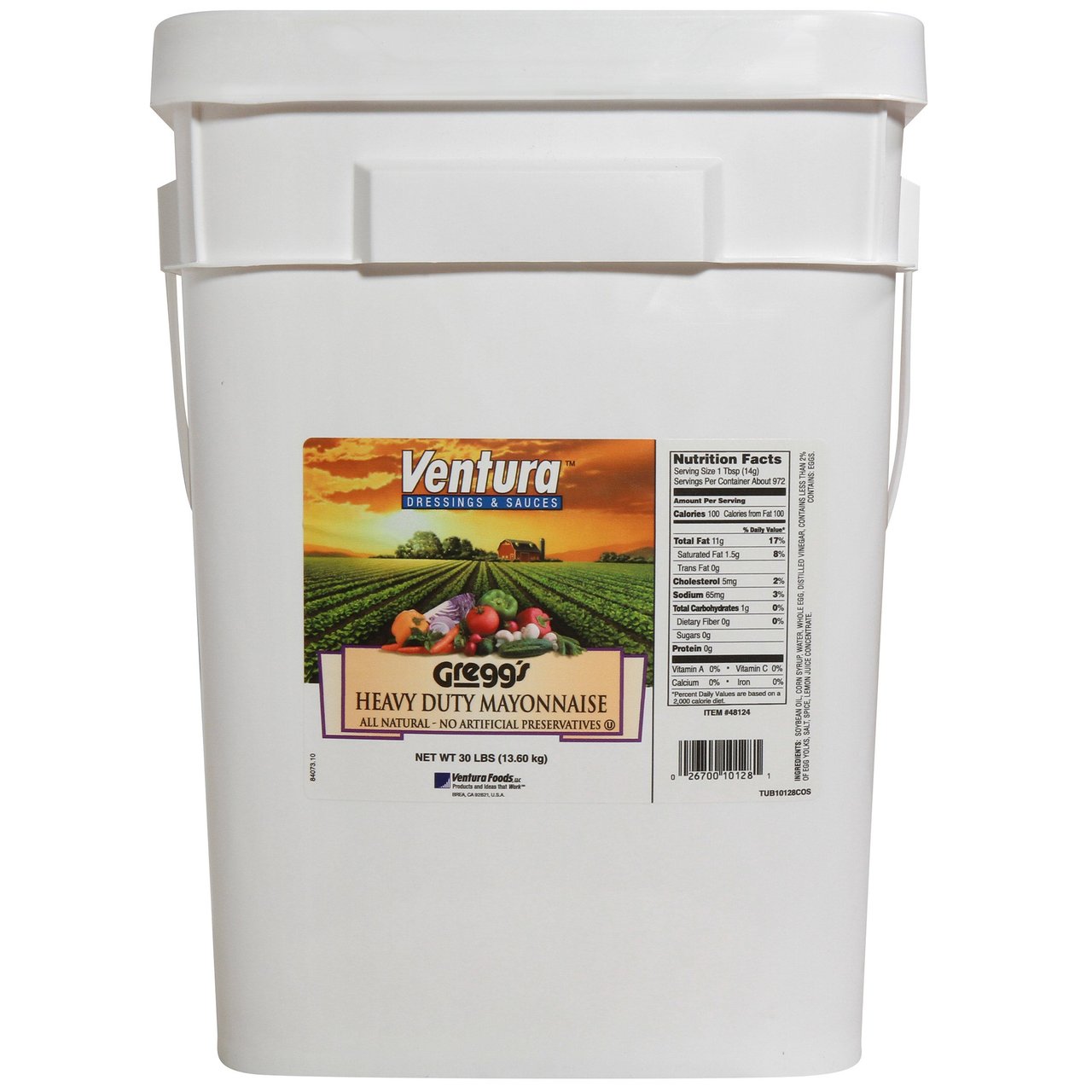 Gregg's Heavy Duty Mayonnaise, 30 lb - Image 1