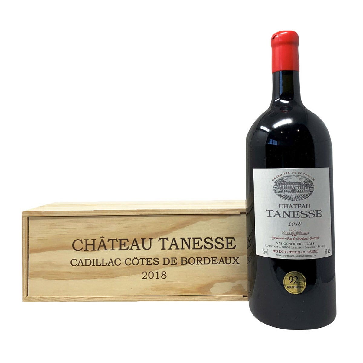 Château Tanesse Cadillac Côtes de Bordeaux, France 3L - Image 1