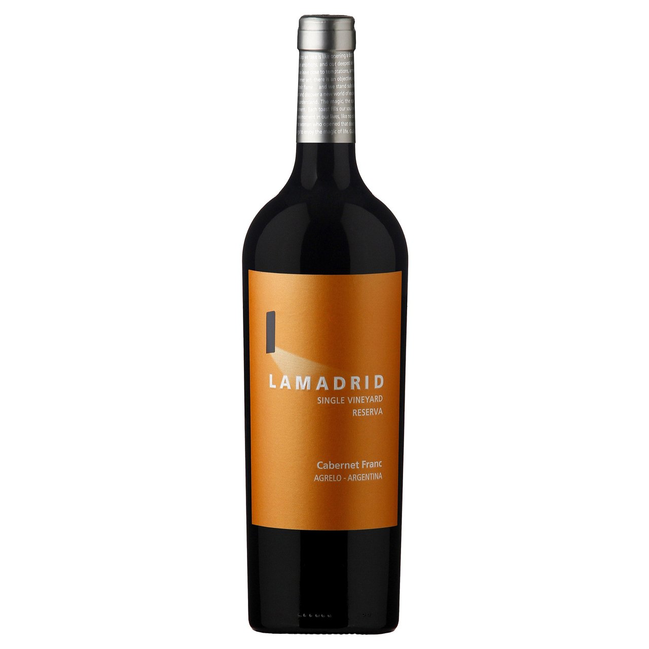 Lamadrid Single Vineyard Reserva Cabernet Franc Argentina 750 ML - Image 1