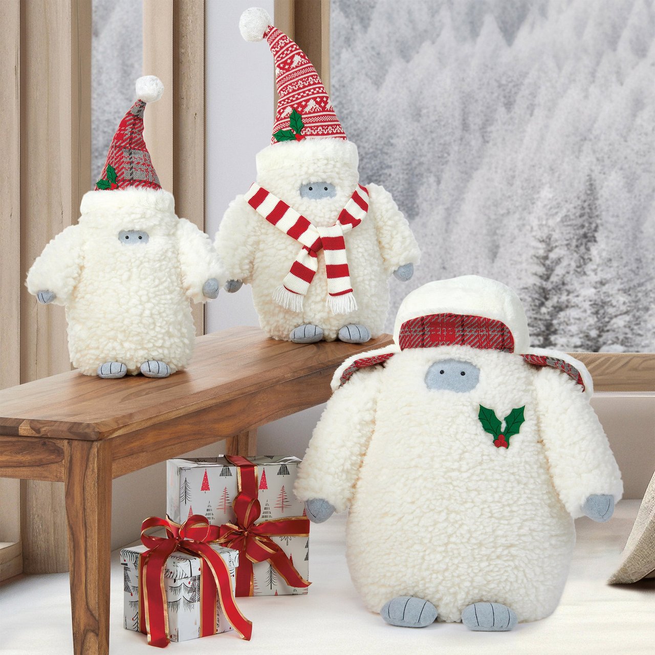 Plush Yeti Family Set of 3 - Image 1