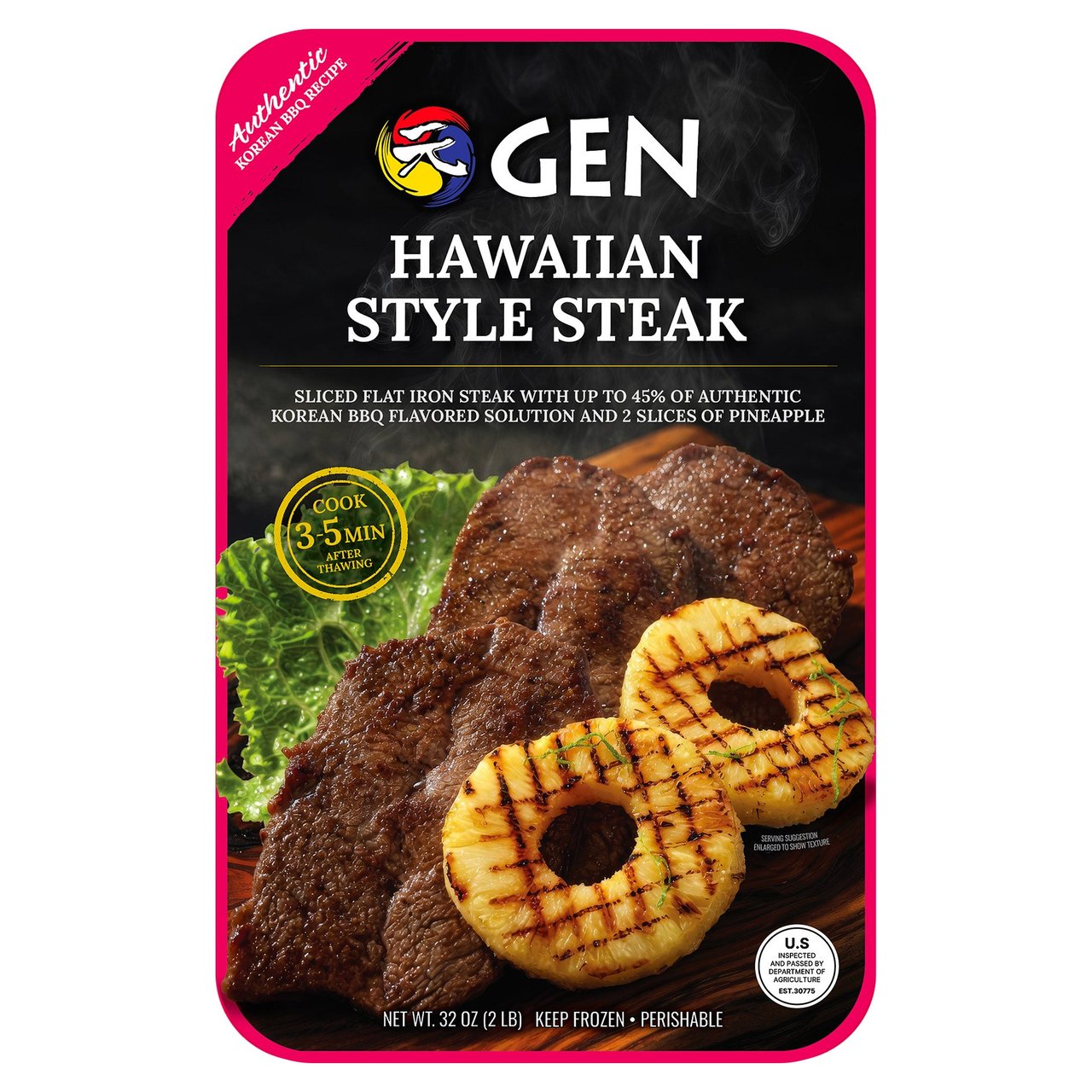 GEN Korean BBQ Hawaiian Steak, 2 lbs