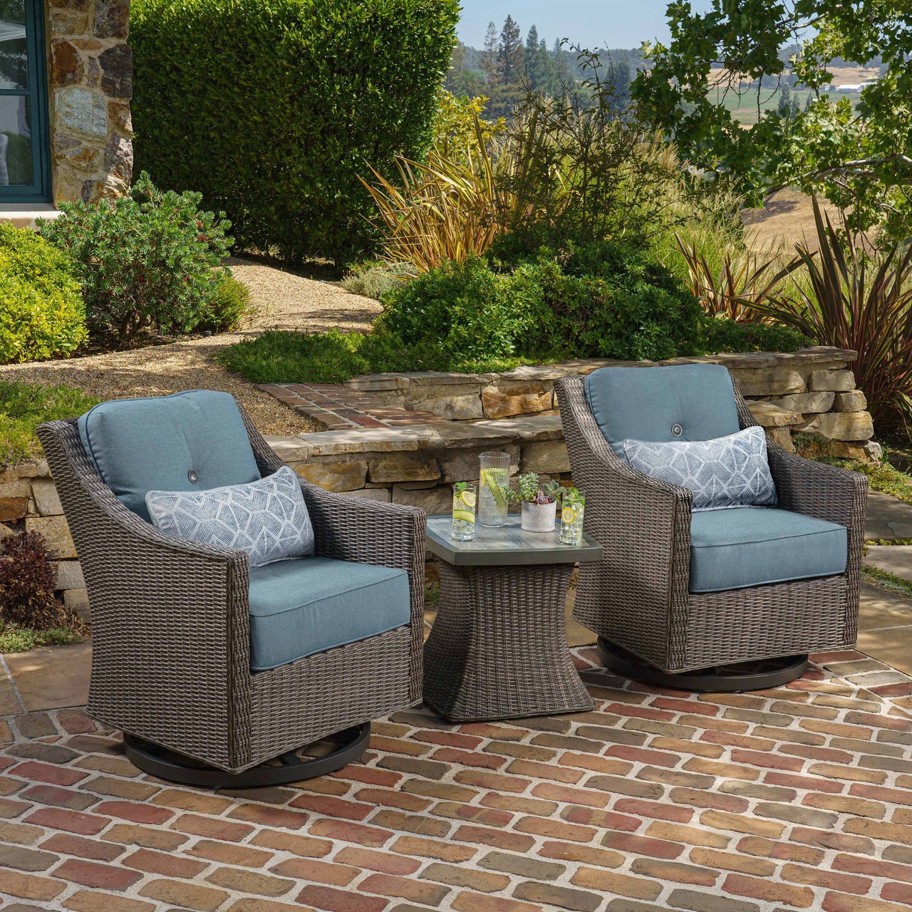 SunVilla Malibu 3 Piece Woven Seating Set - Image 1