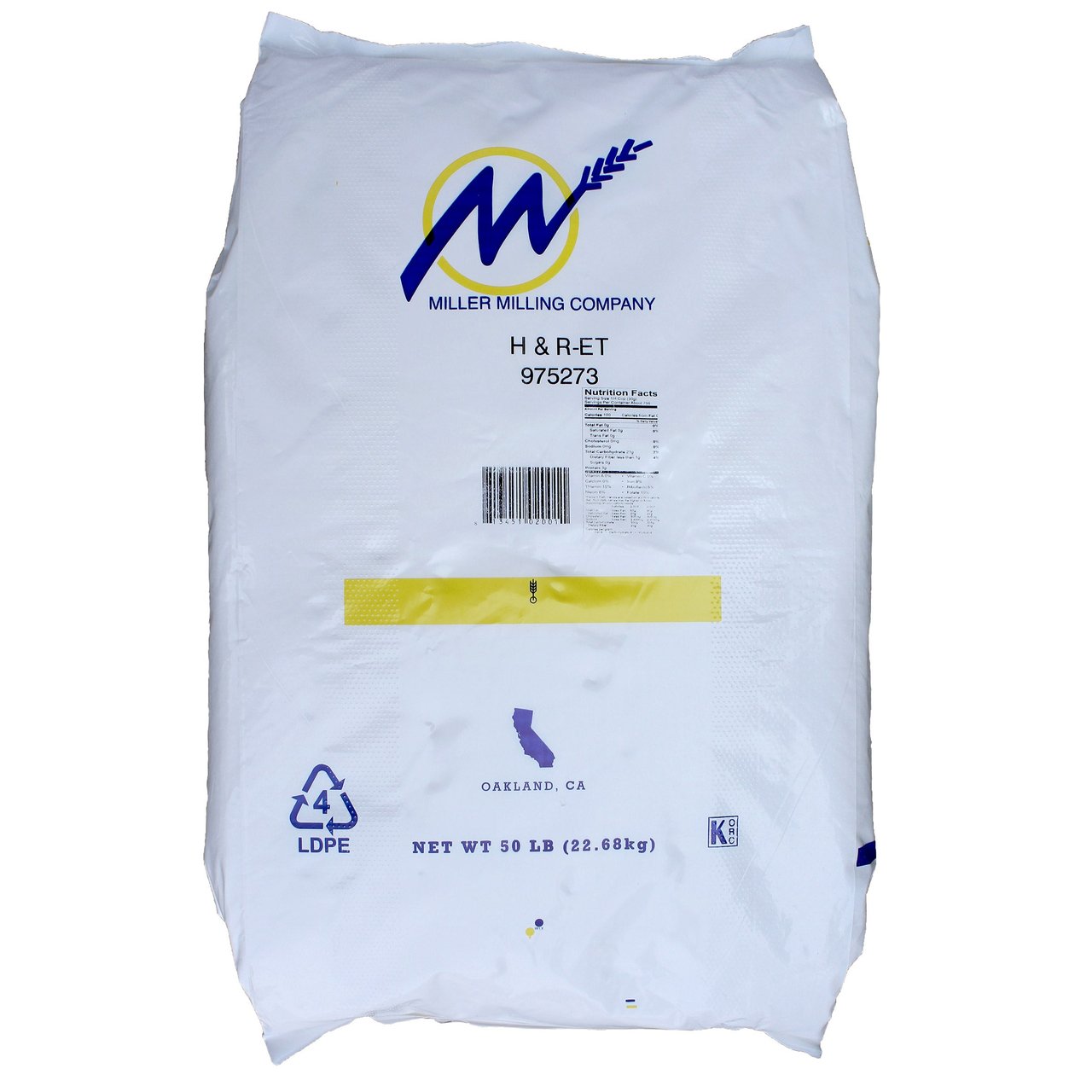 Miller Milling All Purpose Flour, 50 lb - Image 1