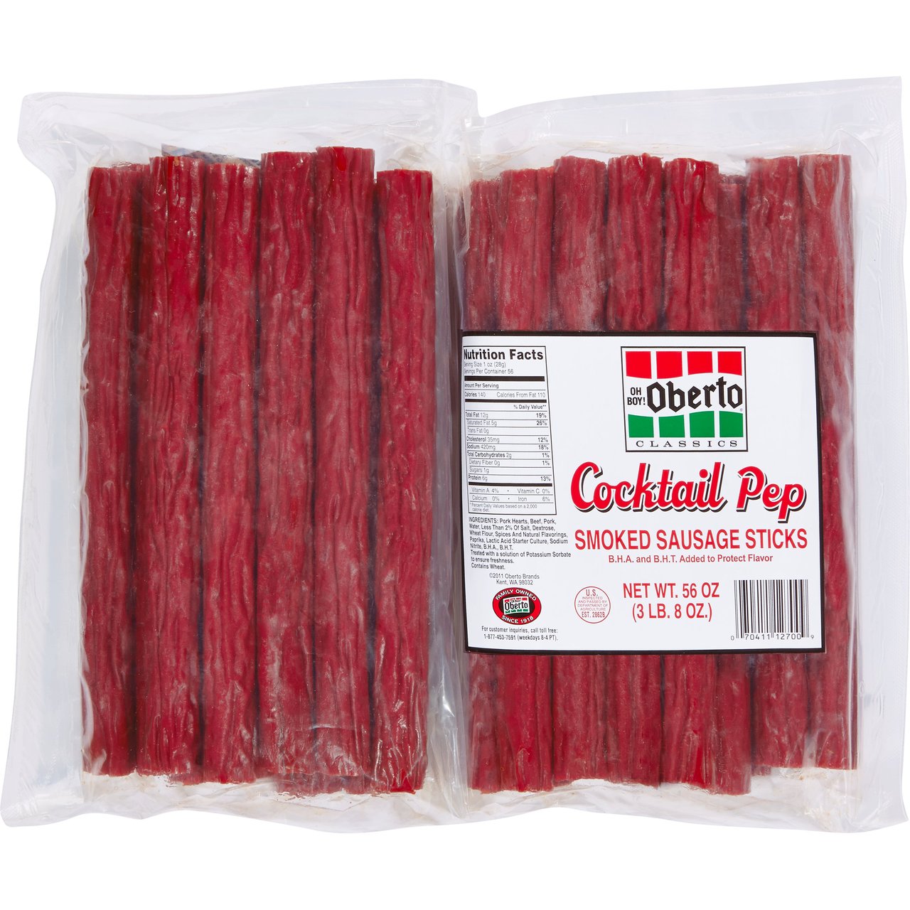 Oberto Cocktail Pepperoni Sticks 56 oz