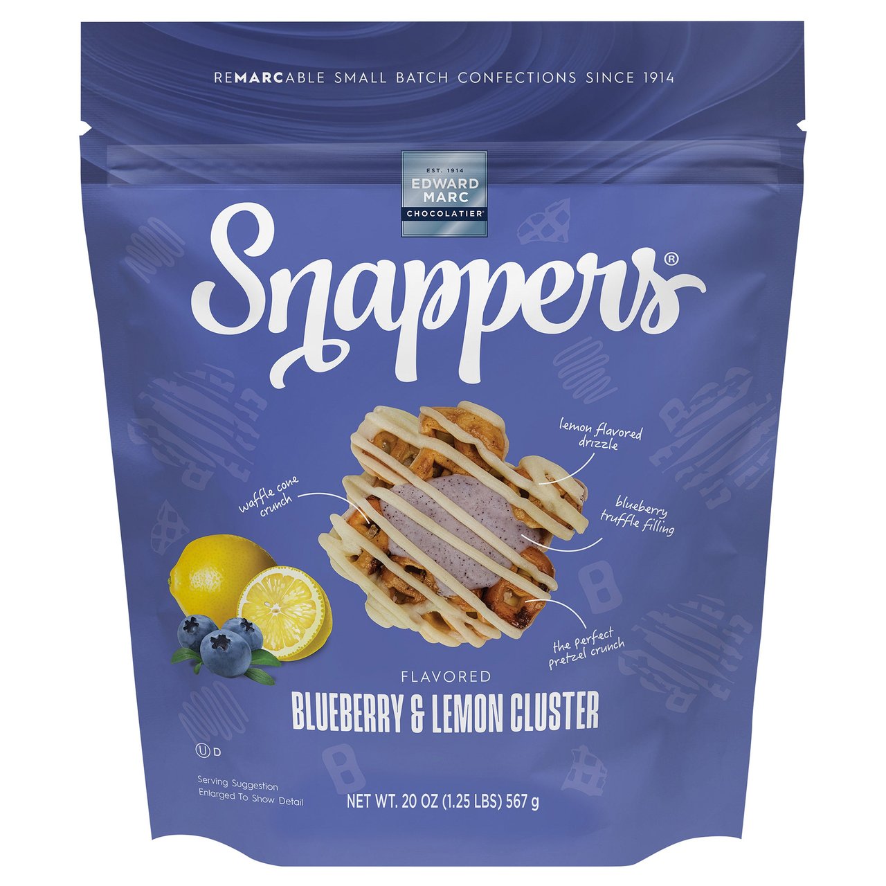 EDWARD MARC BLUEBERRY LEMON SNAPPERS 20 OZ - Image 1
