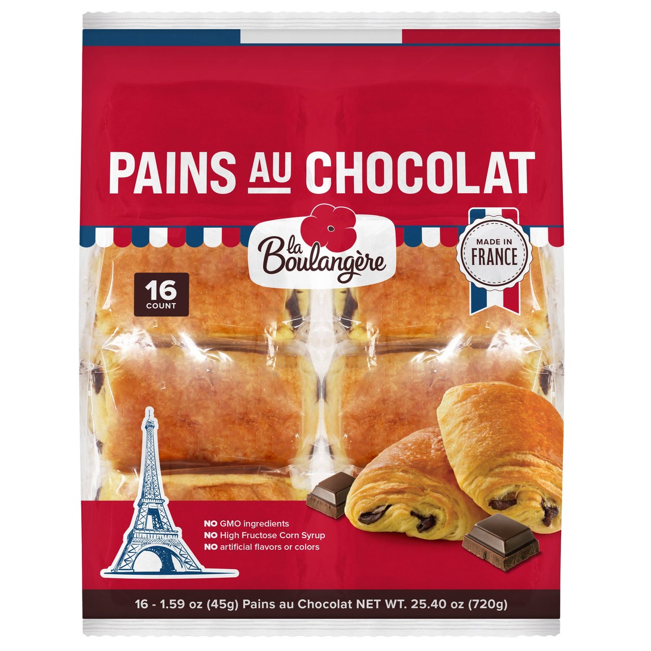La Boulangere Pains au Chocolat 16 CT / 25.4 oz - Image 1