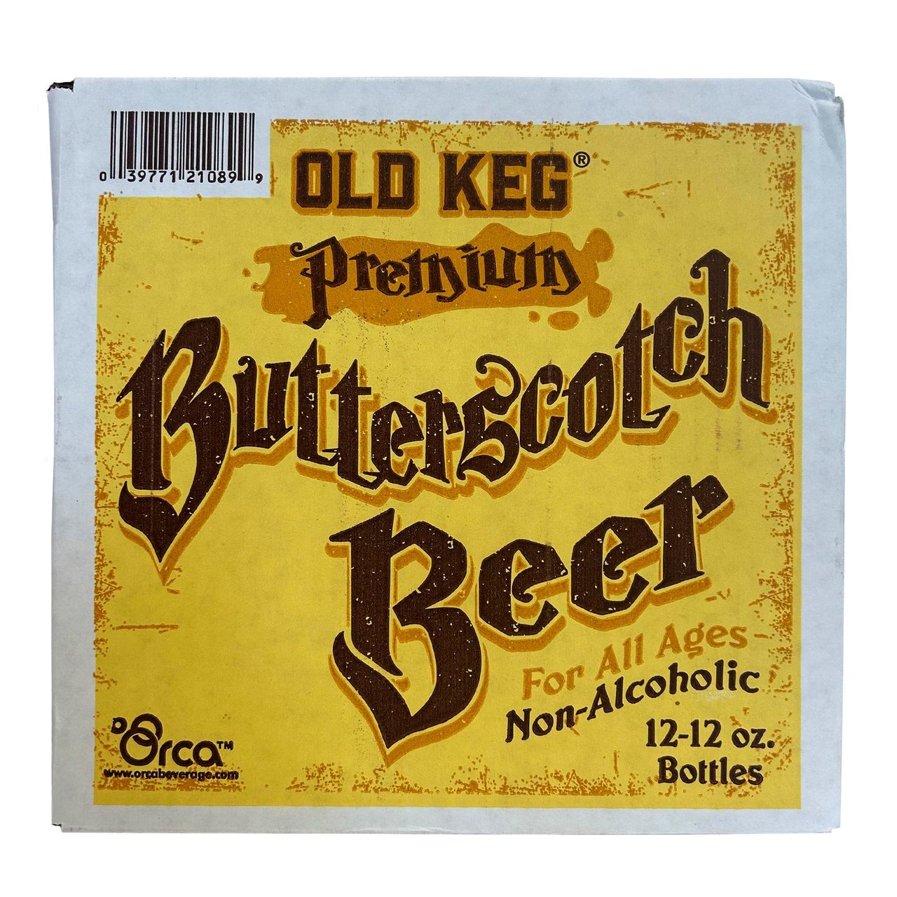 Old Keg Premium Butterscotch Beer 12-Pack 12 oz Bottles - Image 1