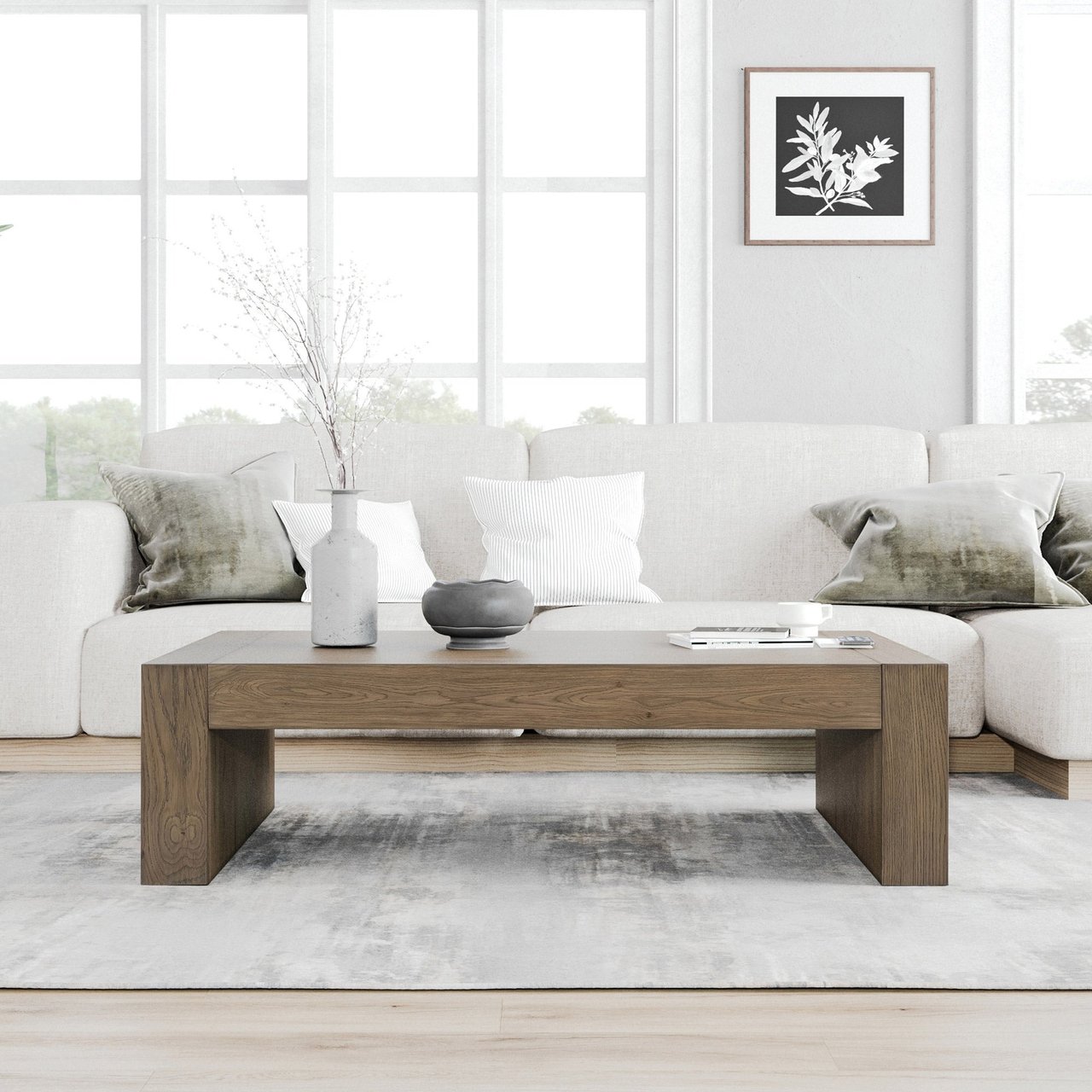 Pike & Main Jaxon 55" Coffee Table - Image 1