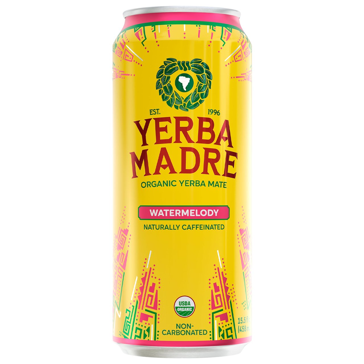 Yerba Madre Watermelody Organic Yerba Mate, 12 × 15.5 FL OZ - Image 1