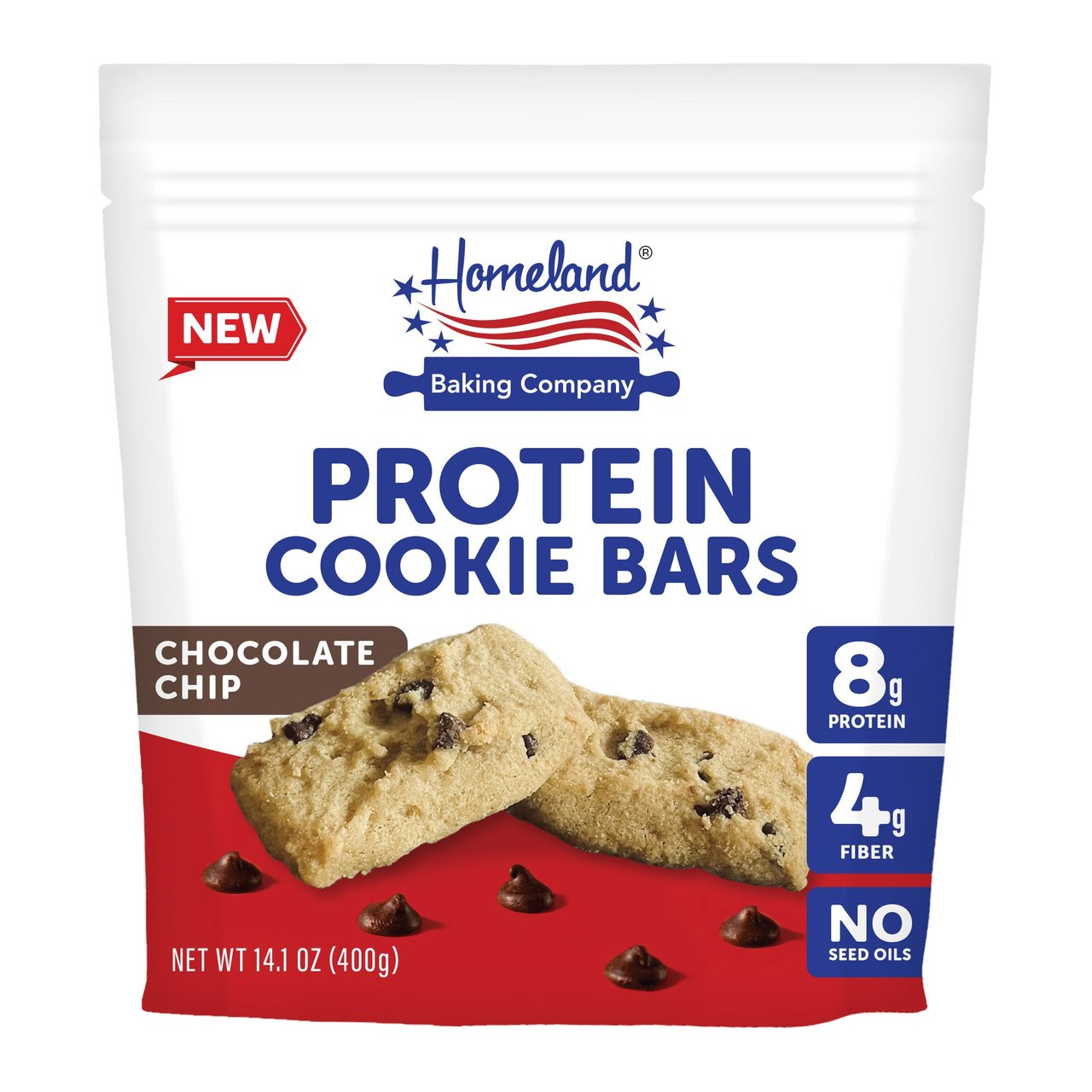 Homeland Protein Cookie Bars 14.1 oz - Image 1