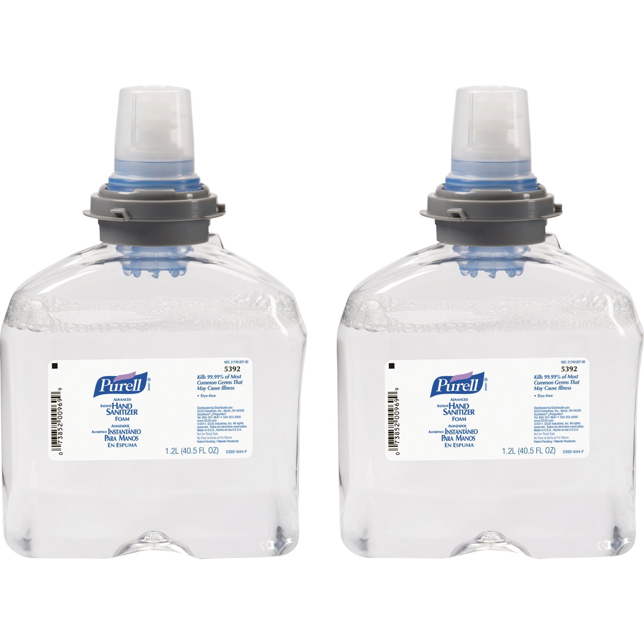 PURELL TFX Foam Instant Hand Sanitizer Refill, 1200mL, 2-Count - Image 1