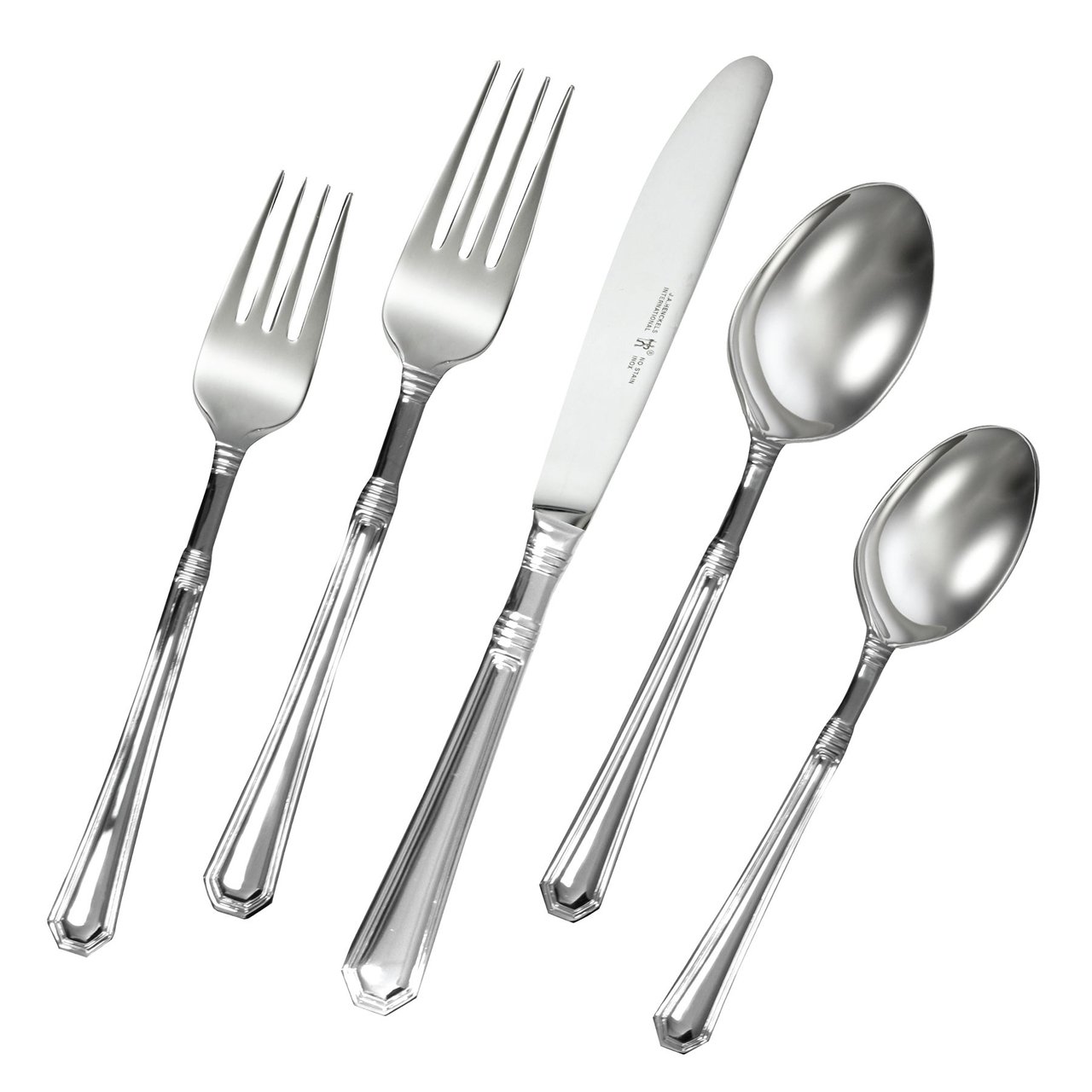 J.A. Henckels International 65-Piece 18/10 Stainless Steel