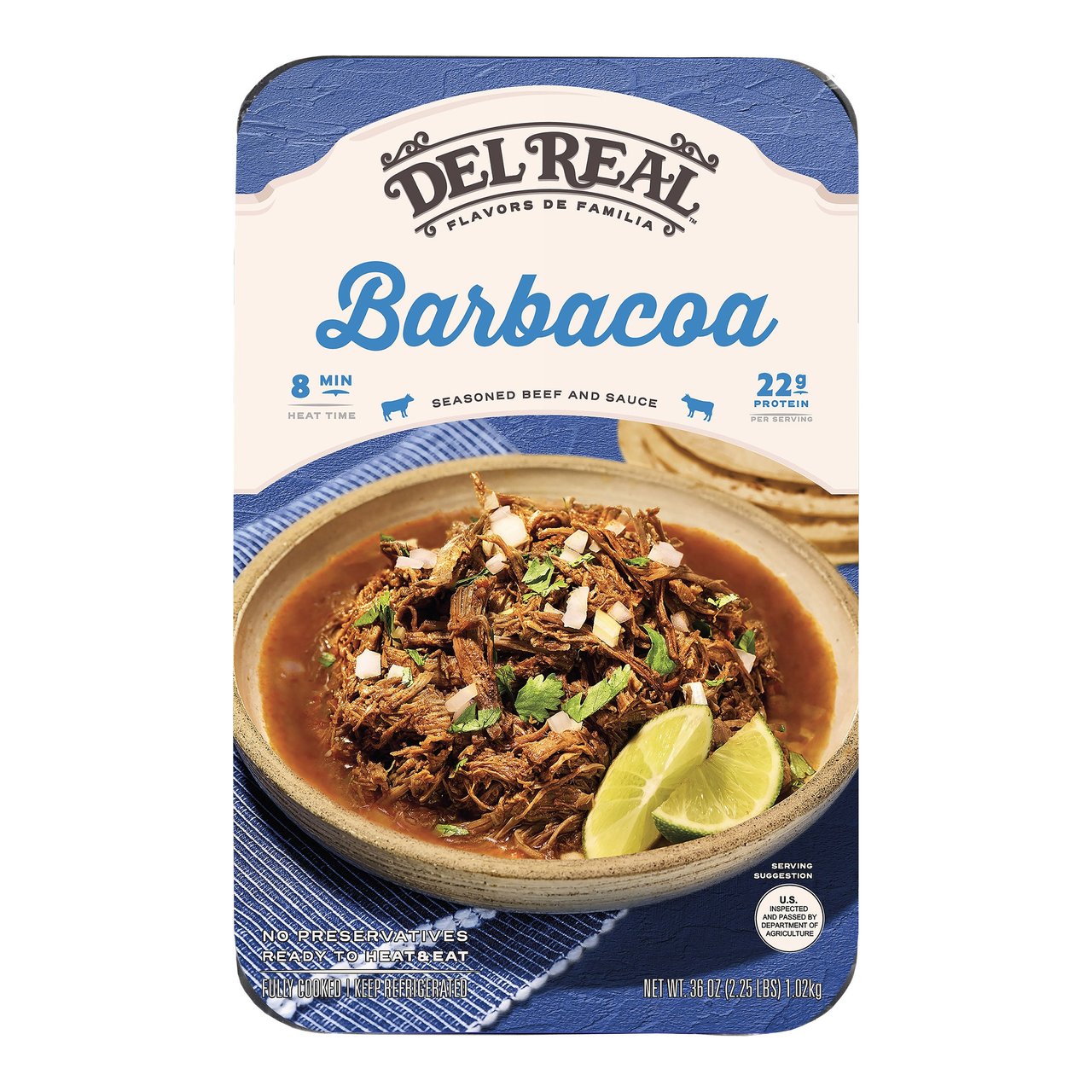 Del Real Beef Barbacoa 36 oz - Image 1
