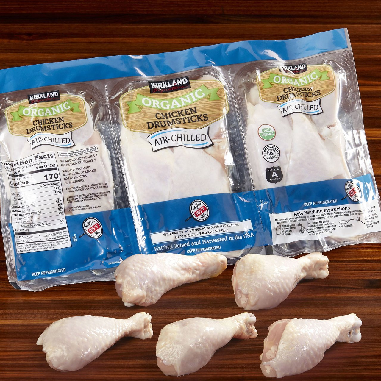 Fresh Organic Chicken Drumsticks Per Lb - Image 1