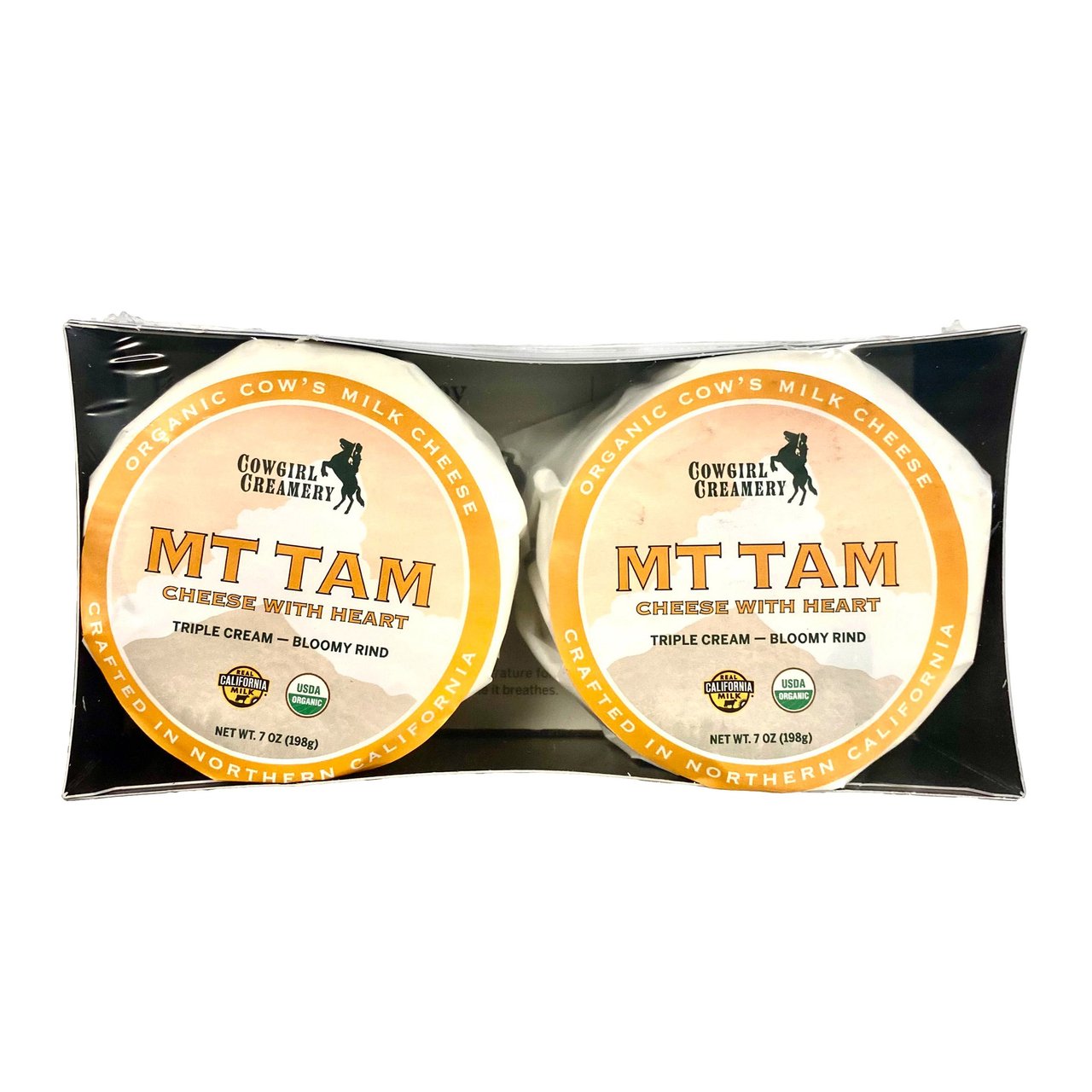 Organic Cowgirl Creamery Mt. Tam 2-Pack, 7 Ounces Each - Image 1