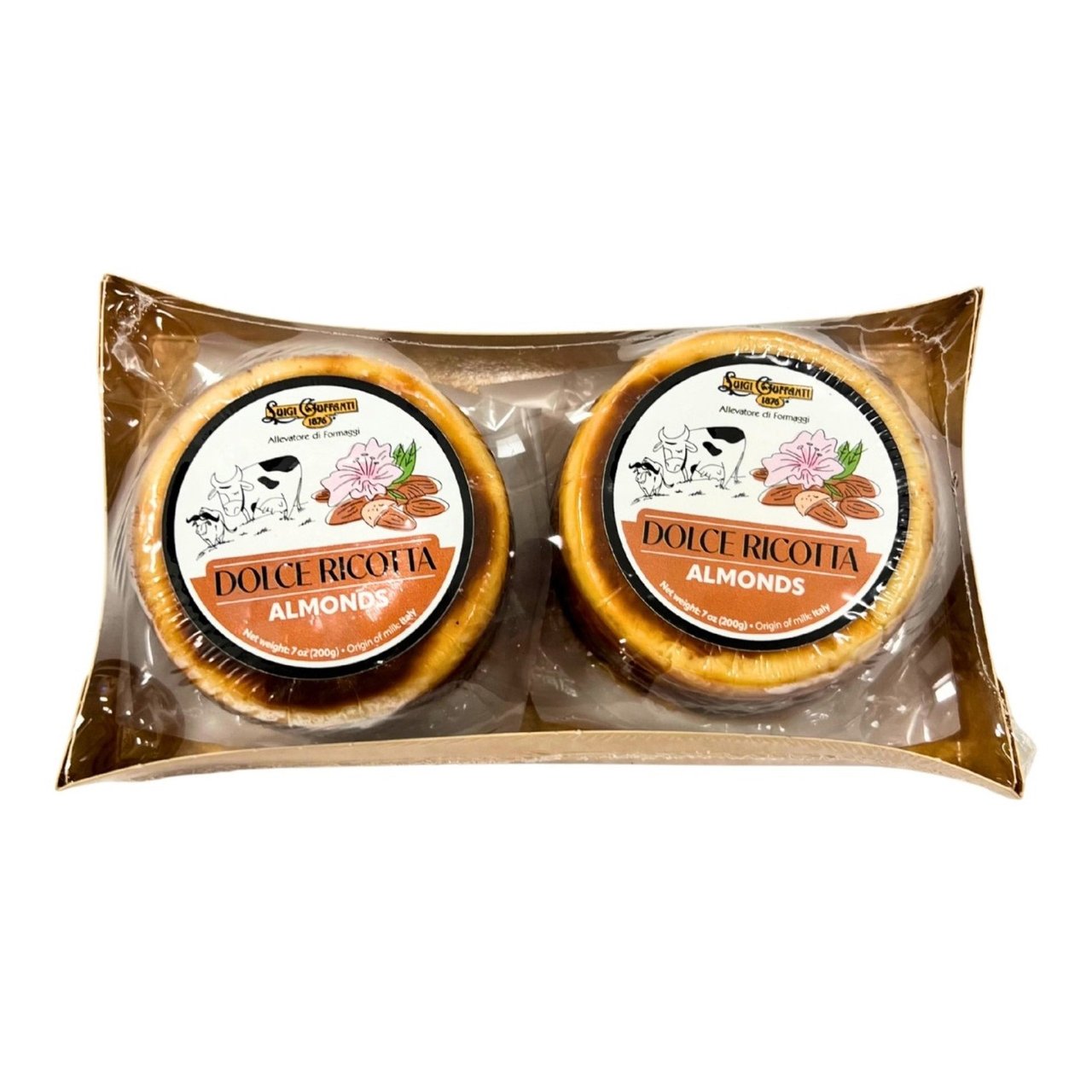 Guffanti Dolce Ricotta Almonds 2 Pack, 7.05 Ounce Each - Image 1