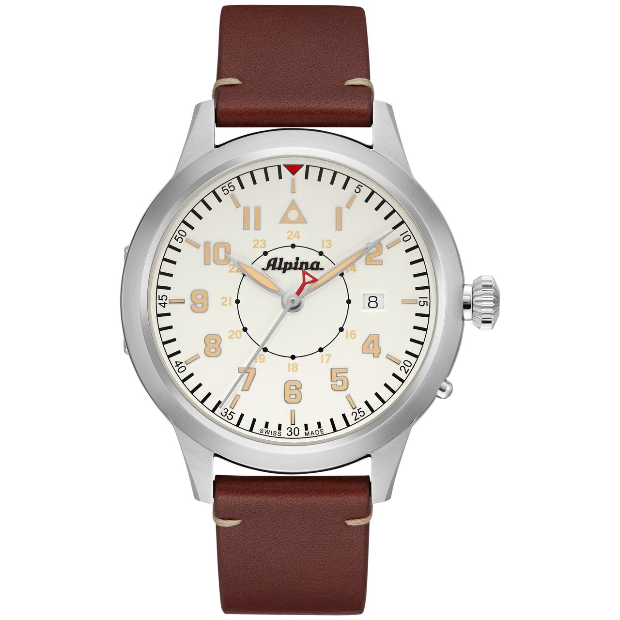 Alpina Startimer Pilot Heritage Men's Automatic Watch - Cream Dial - Image 1