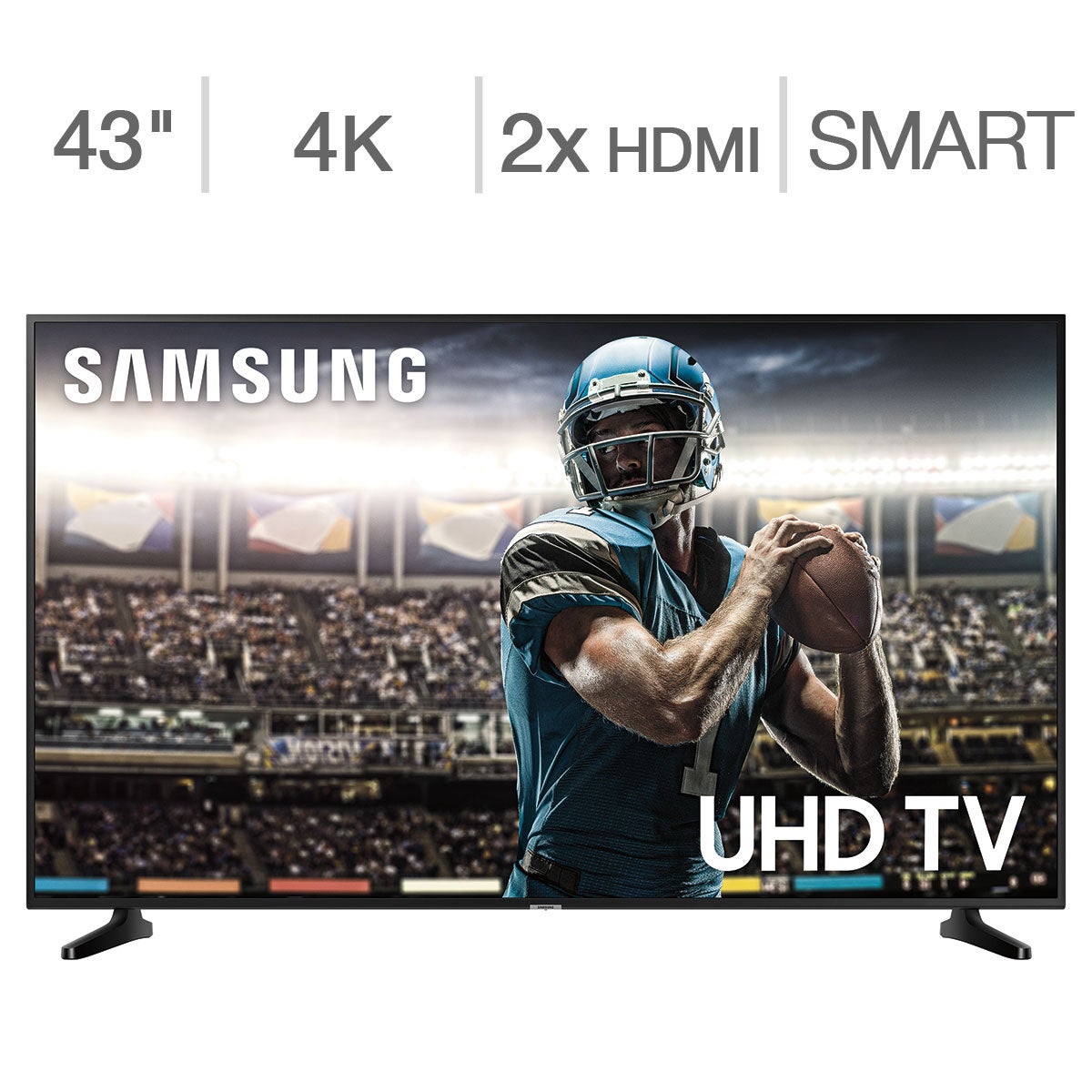 Samsung UN43NU6950 43" Class (42.5" Diagonal) 4K UHD LED LCD Smart TV - Image 1