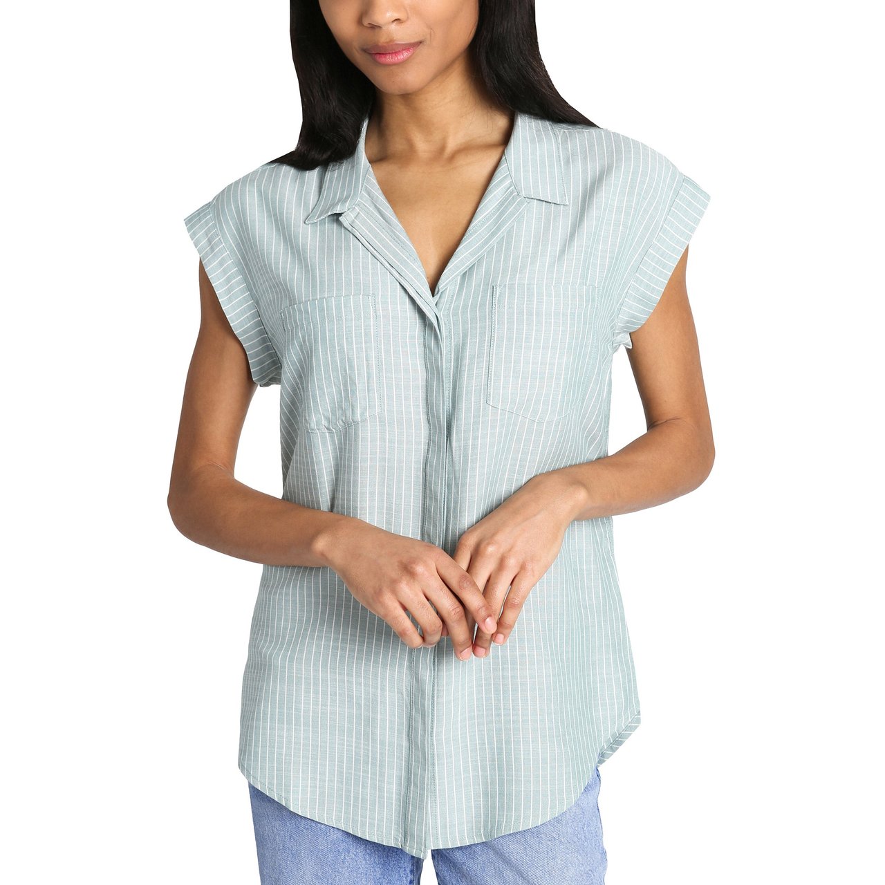 Jachs Girlfriend Women's Button Front Blouse - Image 1