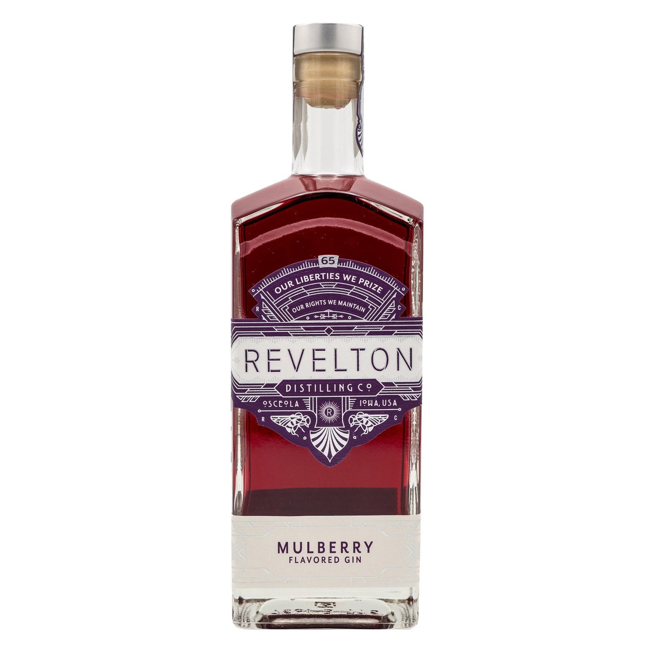 Revelton Distilling Co. Mulberry Gin Iowa 750ml