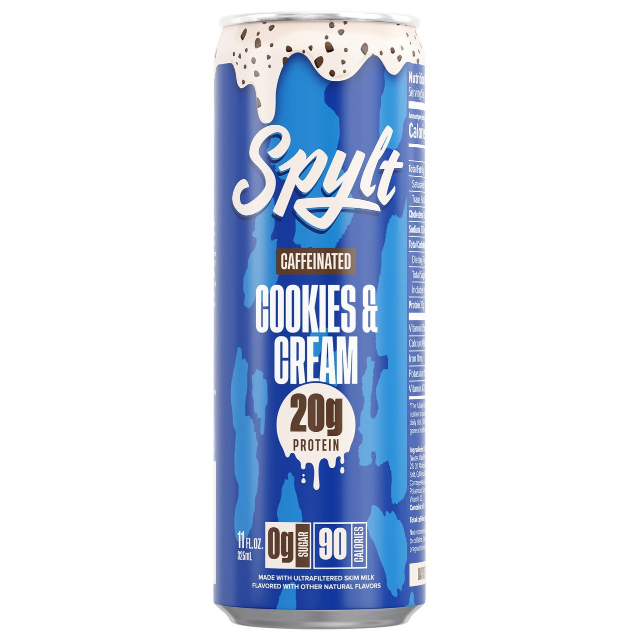 Spylt Caffeinated Protein Milk, Cookies & Cream, 11 fl oz, 15-Count - Image 1