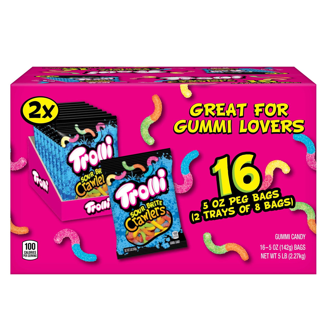 Trolli Sour Brite Crawlers, 16 ct / 5 oz - Image 1