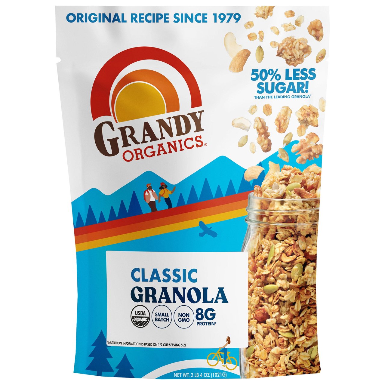 Grandy Organics Organic Classic Granola 36 oz (2.25 lbs) - Image 1