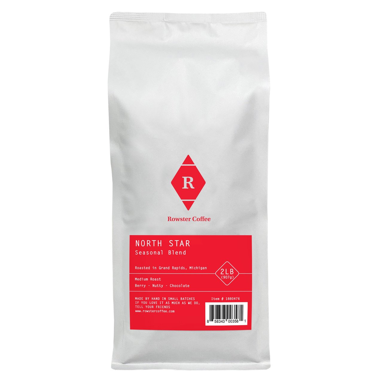 Rowster Coffee North Star Holiday Blend 2 Pound Bag