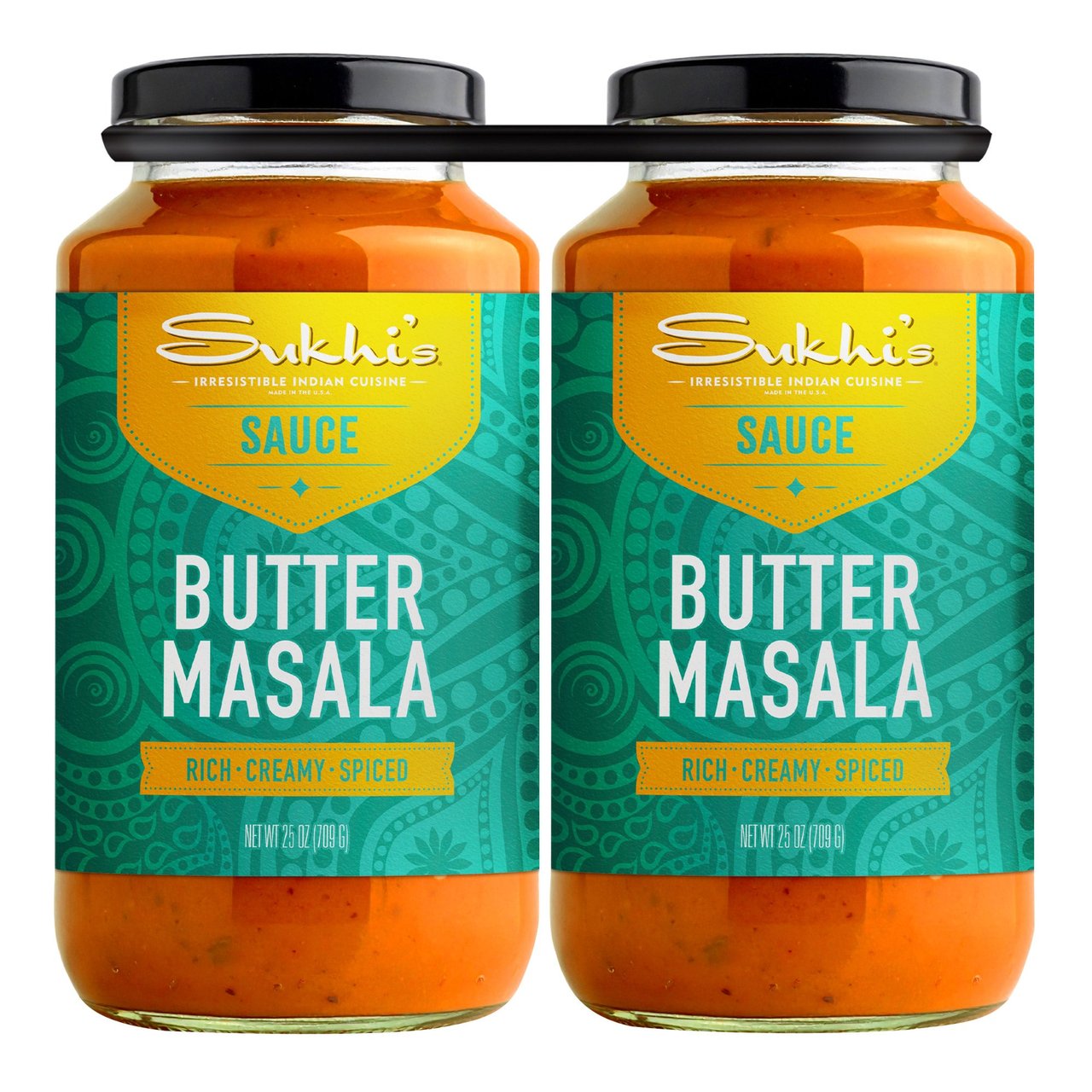 Sukhi's Sauce Butter Masala 2 Pack 25 Ounces Each - Image 1