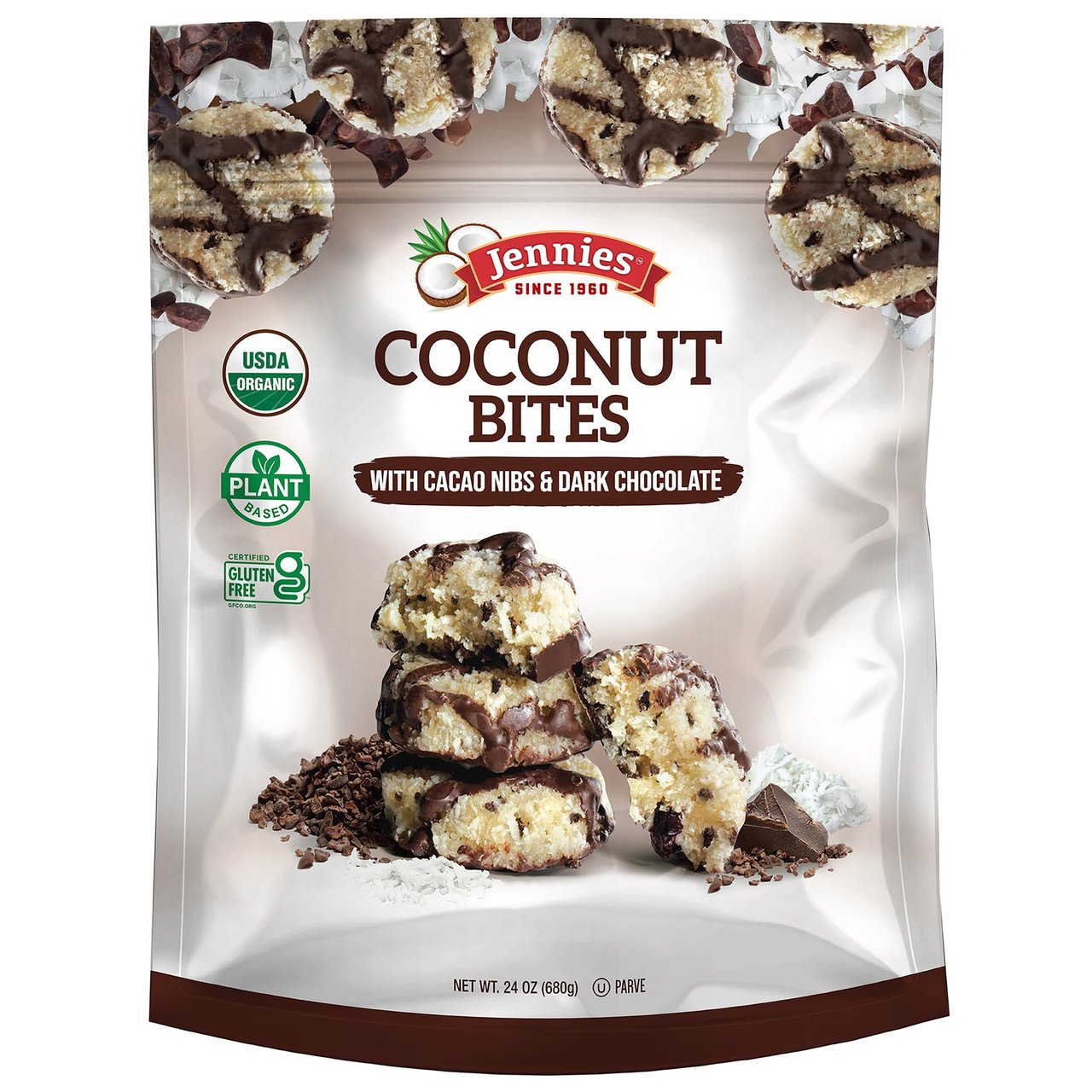 Jennie's Organic Coconut Bites 24 Ounce Bag