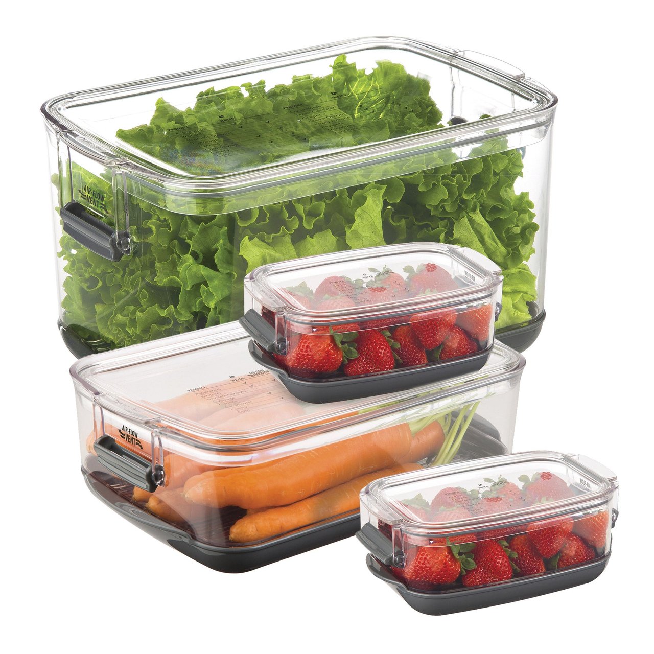 ProKeeper 4-Piece Fresh Produce Keeper Set - Image 1