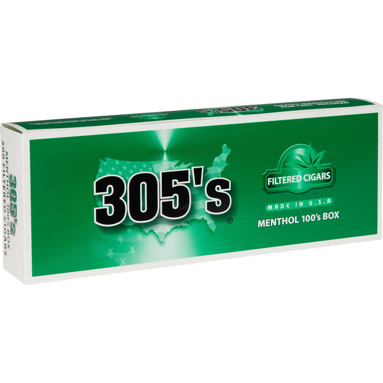 305's Filtered Cigar 10/20ct Menthol 100's (#1315302)