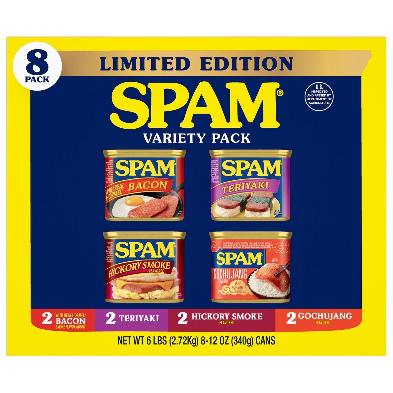 SPAM LIMITED EDITION VTY PK 8/12 OZ (6LB) - Image 1
