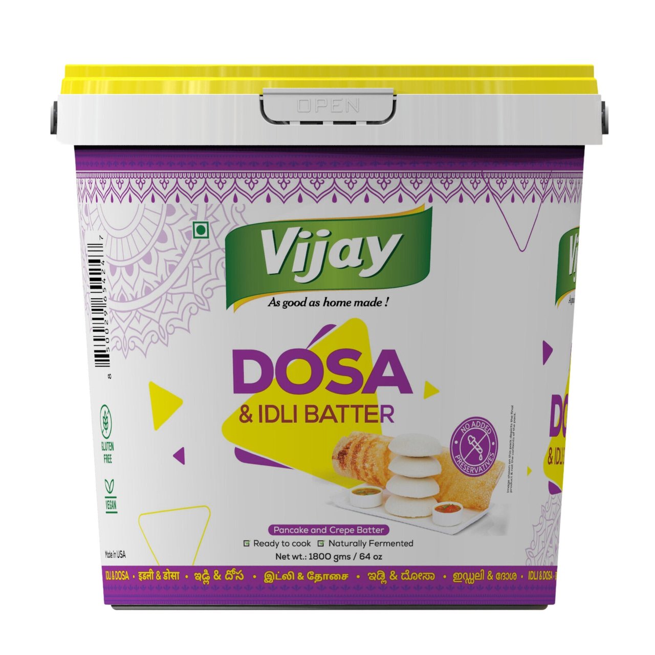Vijay Idli and Dosa Batter 64 oz (4 lb) - Image 1