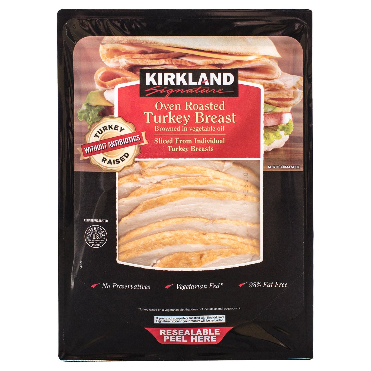 Kirkland Signature Oven Roasted Turkey Breast, Price Per Pound - Image 1