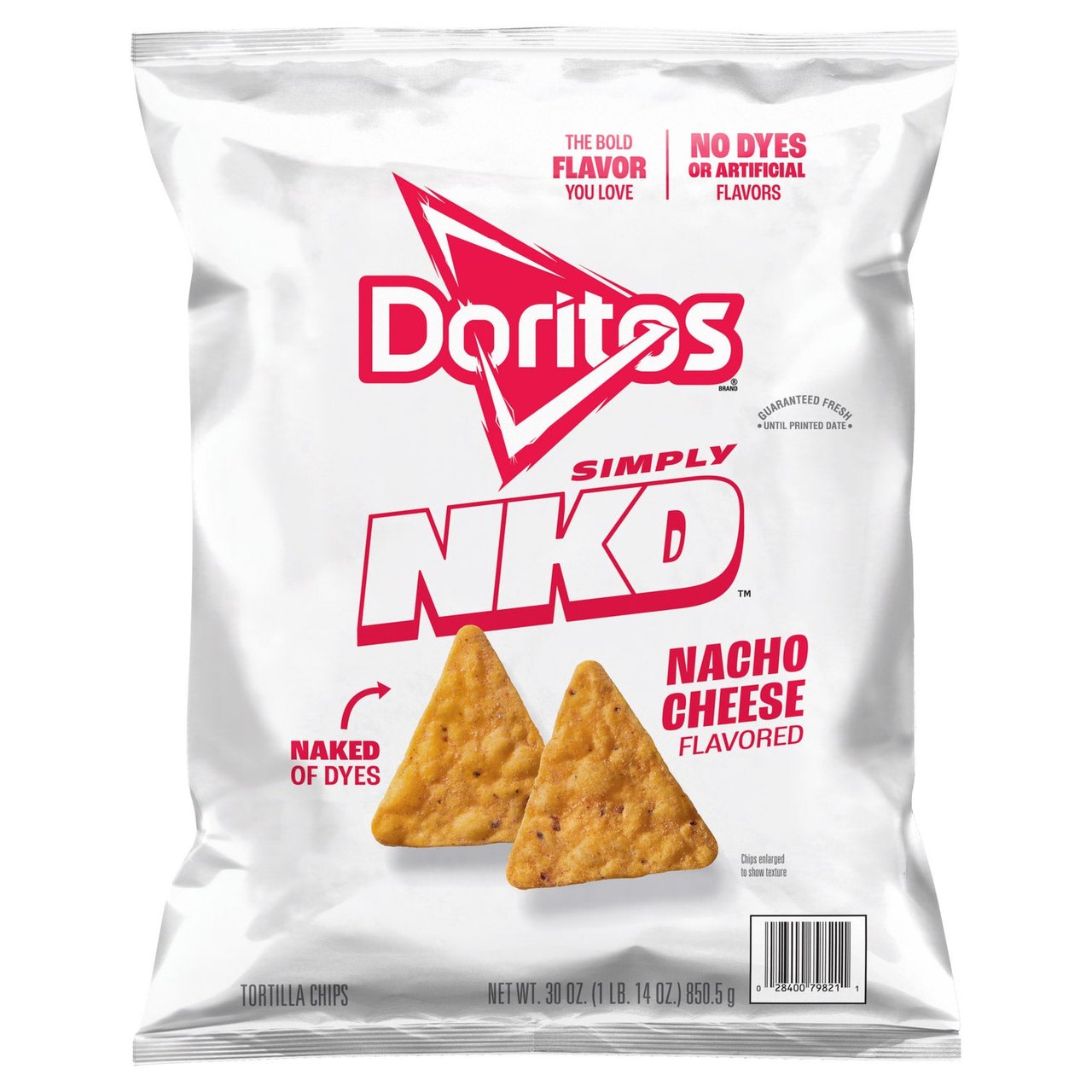 Doritos Simply NKD Nacho Cheese Tortilla Chips, 30 oz - Image 1