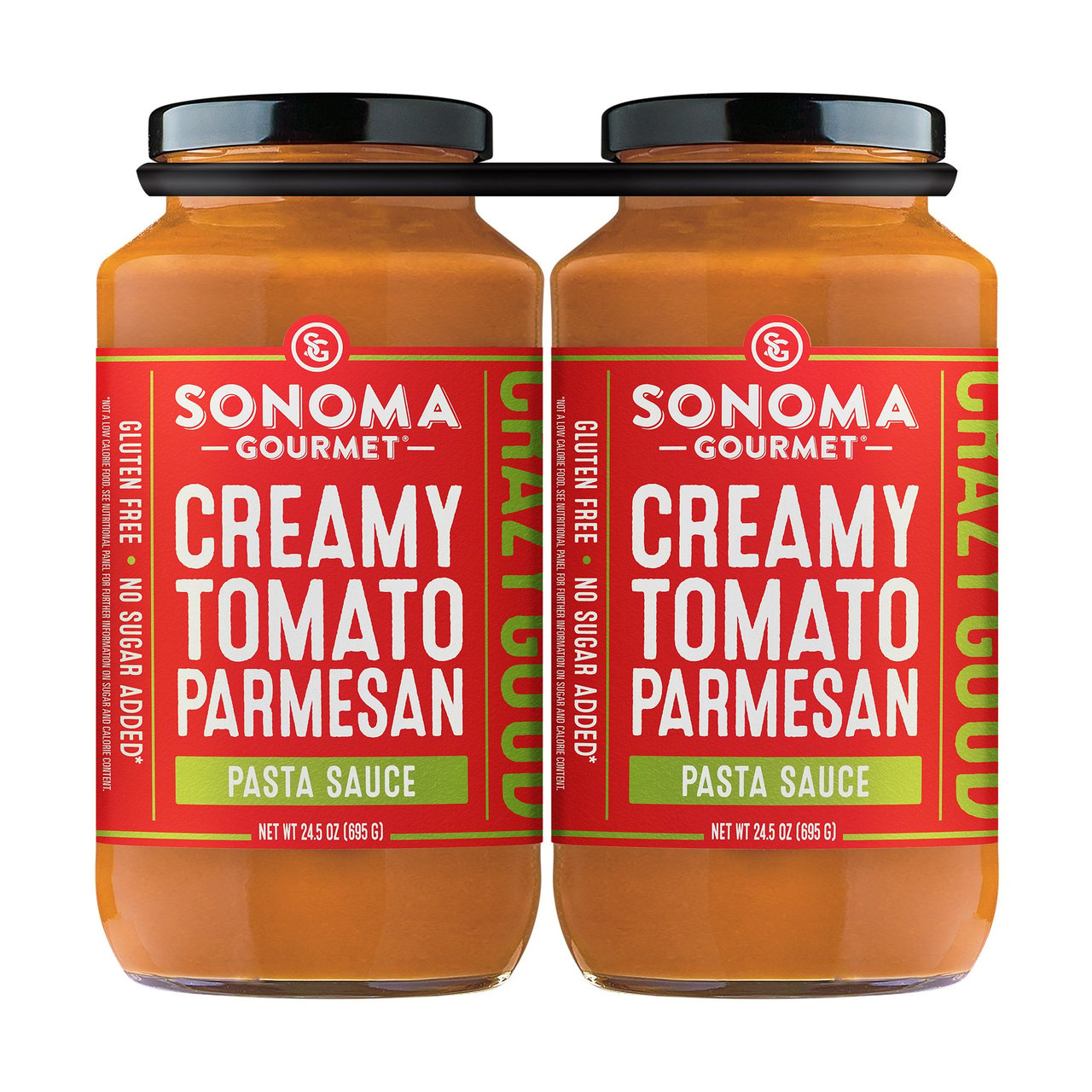 Sonoma Gourmet Creamy Tomato Parmesan Sauce, 2 x 24.5 oz - Image 1