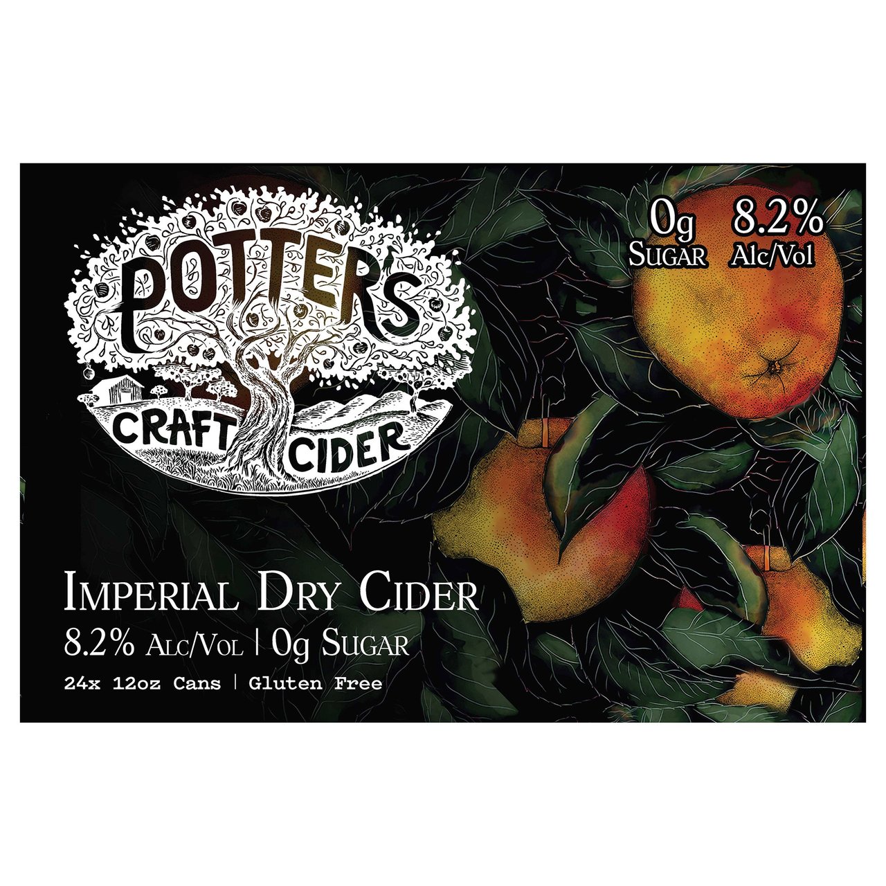Potter's Imperial Dry Cider 24 / 12 oz - Image 1