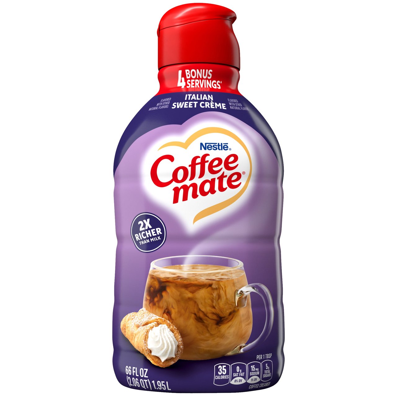 Coffee Mate Italian Sweet Crème Coffee Creamer, 66 fl oz - Image 1