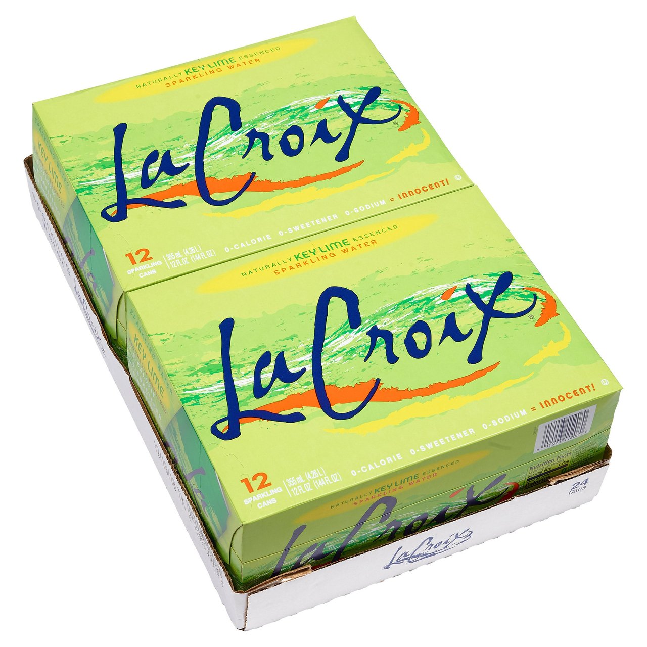 LaCroix Key Lime Sparkling Water, 12 fl oz, 24-Count - Image 1