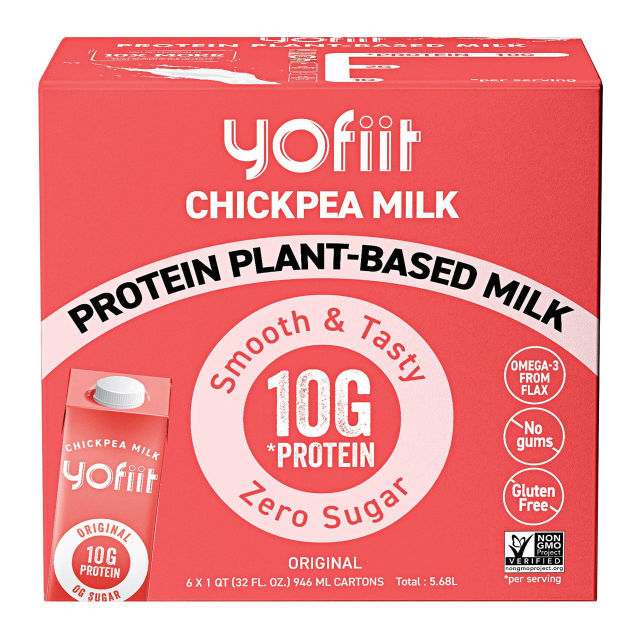 Yofiit Chickpea Milk 6/32 oz - Image 1