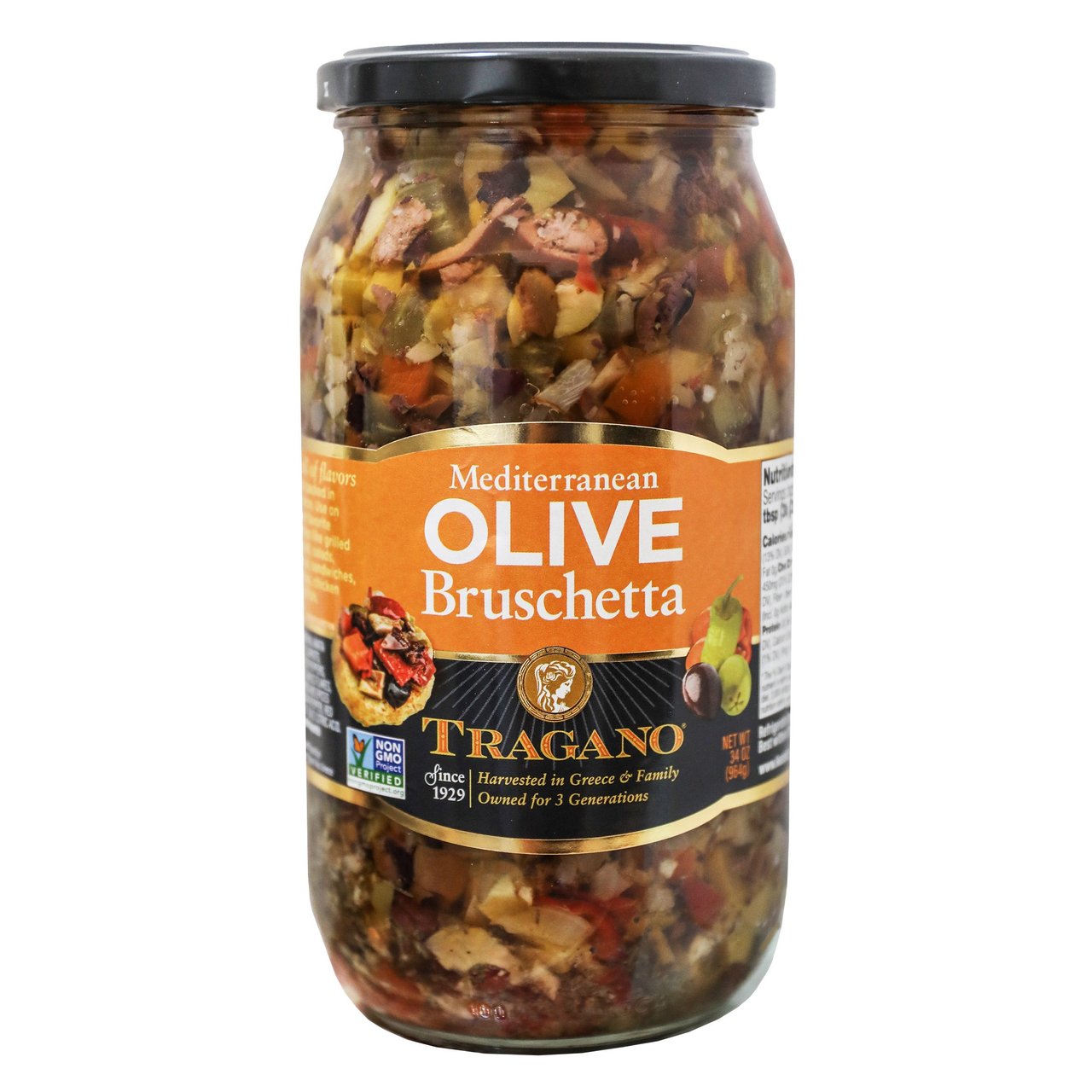 Tragano Olive Bruschetta 34 Ounces - Image 1