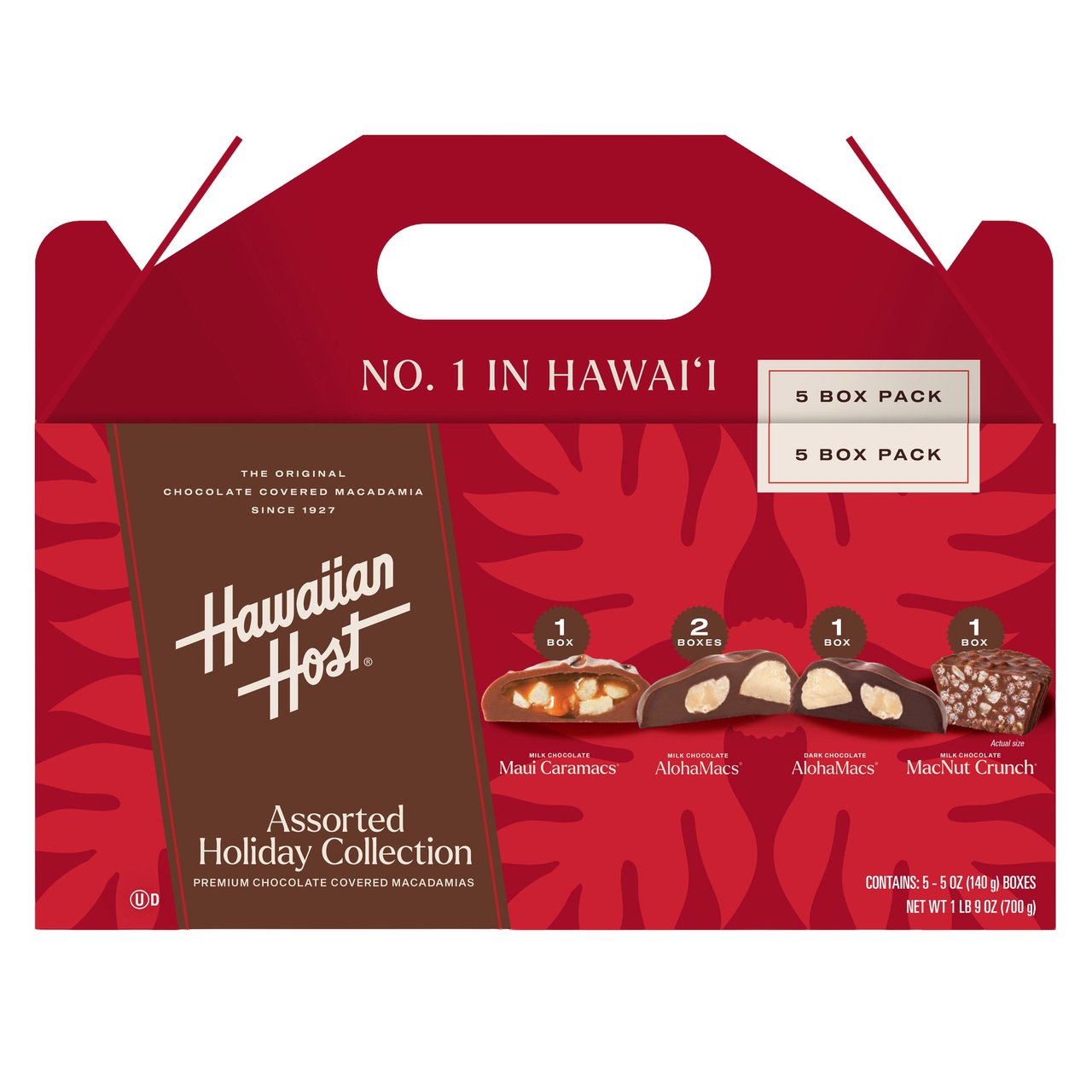 HAWAIIAN HOST HOLIDAY ASSORTED PACK 5/5 OZ - Image 1